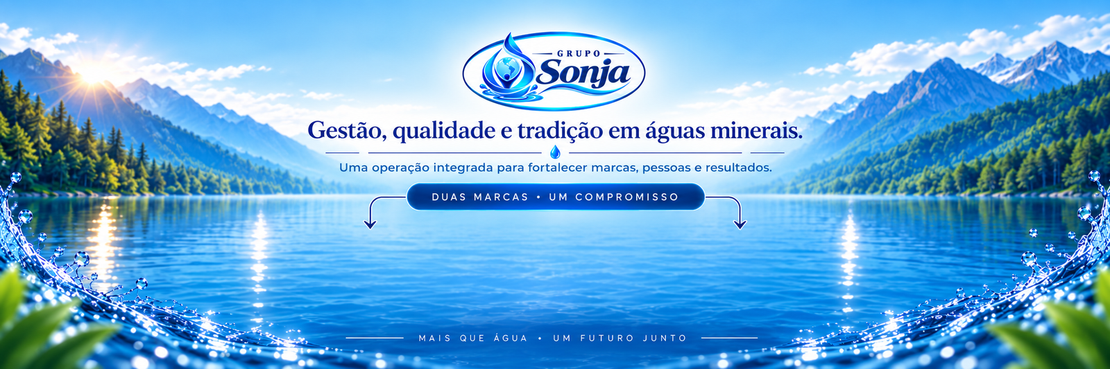 Grupo Sonja — gestão, qualidade e tradição em duas marcas de água mineral: Legítima e Acqua Mundi